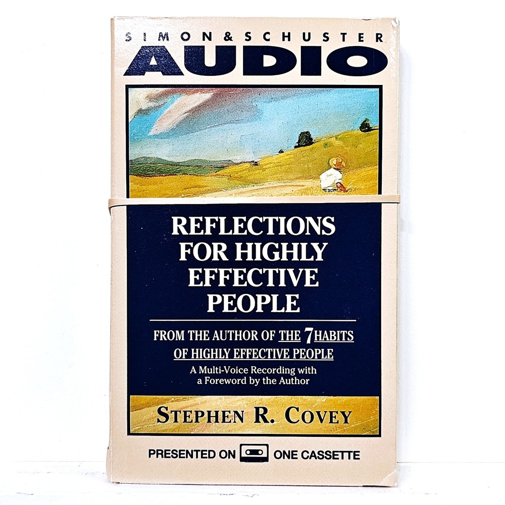 Stephen R Covey Reflections For Highly Effective People Audio Cassette Tape 1994